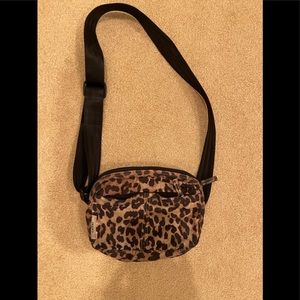 Ganni Leopard Print Adjustable Cross Body